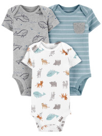 Carter’s Set 3 Piese body Animale 100% Bumbac Organic