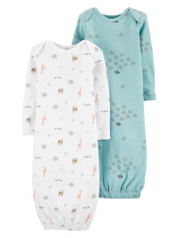 Carter’s Set 2 piese sac de dormit Animale 100% Bumbac Organic