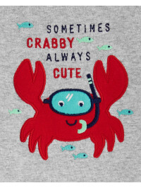 Carter's Set 2 piese pantaloni si body Crab