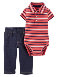 Carter’s Set 2 Piese Polo body & pantaloni 