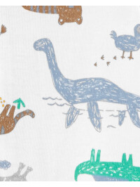 Carter's- Pijama bebe cu fermoar reversibil Dinozauri