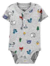 Carter's Body cu nasturi Animale