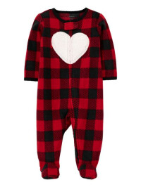 Carter's Pijama bebe cadrilata Inima