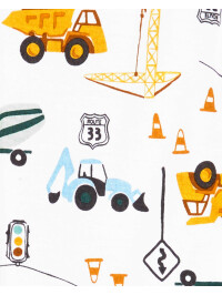Carter's Pijama cu fermoar Constructii 