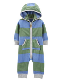 Carter's Salopeta fleece cu dungi