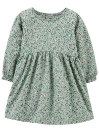 Carter's Set 3 piese rochita vesta si ciorapei Flori 
