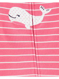 Carter's Pijama roz Balena 