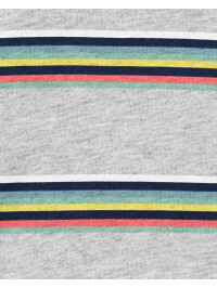 Carter’s Set 2 piese tricou cu dungi si salopeta