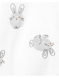 Carter's Pijama cu fermoar reversibil Iepuras 