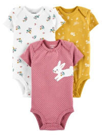 Carter's Set 3 Piese body Iepuras 