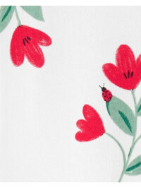 Carter's Pijama cu capse Flori 