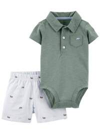 Carter's Set 2 piese body si pantaloni Cameleon 