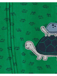 Carter's Pijama cu fermoar reversibil Testoasa 