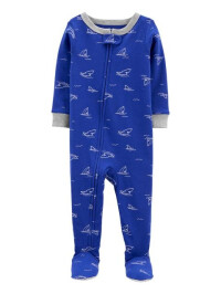 Carter's Pijama cu fermoar Rechin