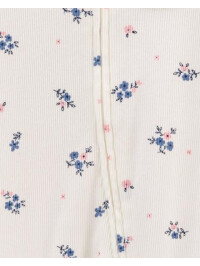 Carter's Pijama cu fermoar reversibil Flori 