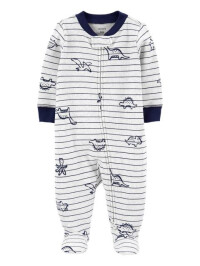 Carter's Pijama cu fermoar reversibil Dinozaur