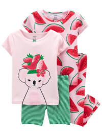 Carter's Set 2 pijamale Pepene rosu
