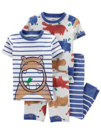 Carter's Set 2 pijamale Hipopotam