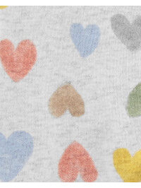 Carter's Pijama cu fermoar reversibil Inimioare 
