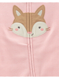 Carter's Pijama cu fermoar reversibil Vulpe 