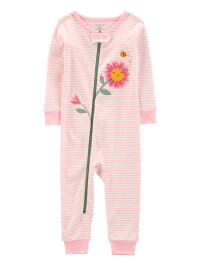 Carter's Pijama cu fermoar Floare