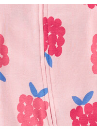 Set 2 piese pijama zmeura roz