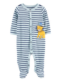 Pijama bleu cu leu