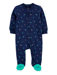 Pijama bleumarin cu dinozauri