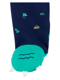 Pijama bleumarin cu dinozauri