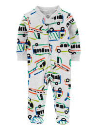 Pijama cu fermoar reversibil Transport