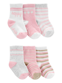 Carter's Set 6 perechi de sosete dungi