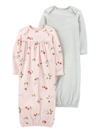 Carter's Set 2 piese sac de dormit flori si fructe