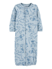 Carter's Set 3 piese pijama convertibila caciulita si sosete albastru