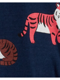 Set 2 pijamale cu fermoar reversibil Tigru