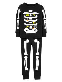 Carter's Set 2 piese Halloween schelet