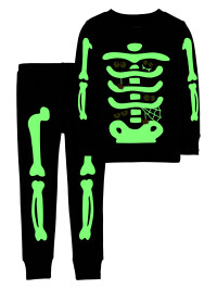Carter's Set 2 piese Halloween schelet