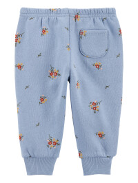 Carter's Pantaloni bleu cu flori