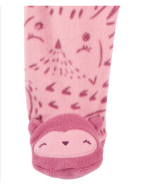 Pijama roz cu bufnita