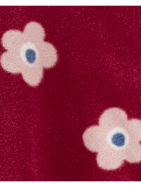 Pijama visiniu cu floricele