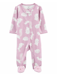 Pijama roz animale padure