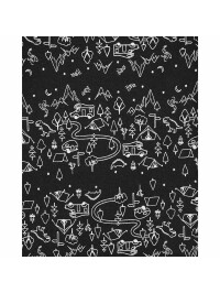 Set 5 piese body alb cu negru animalute