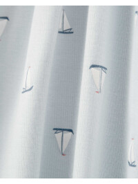 Pijama bleu cu barci