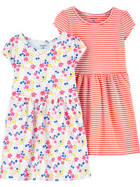 Carter's Set 2 rochite flori dungi