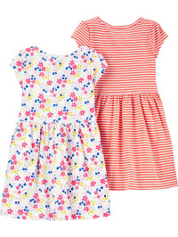 Carter's Set 2 rochite flori dungi