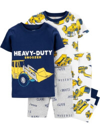 Carter's Set 2 pijamale Buldozer