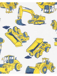 Carter's Set 2 pijamale Buldozer