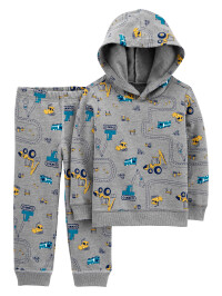 Carter's Set 2 piese pantaloni si bluza Constructii 