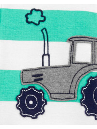 Carter's Pijama cu dungi Tractor