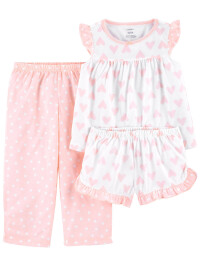 Carter’s Pijama 3 piese Inimioare