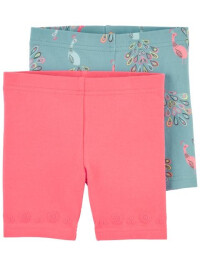 Carter's Set 2 piese pantaloni scurti Paun 